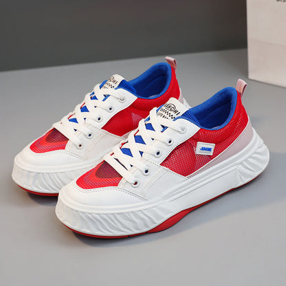 Damen Sneaker Sportlich Atmungsaktiv Farbenfroh