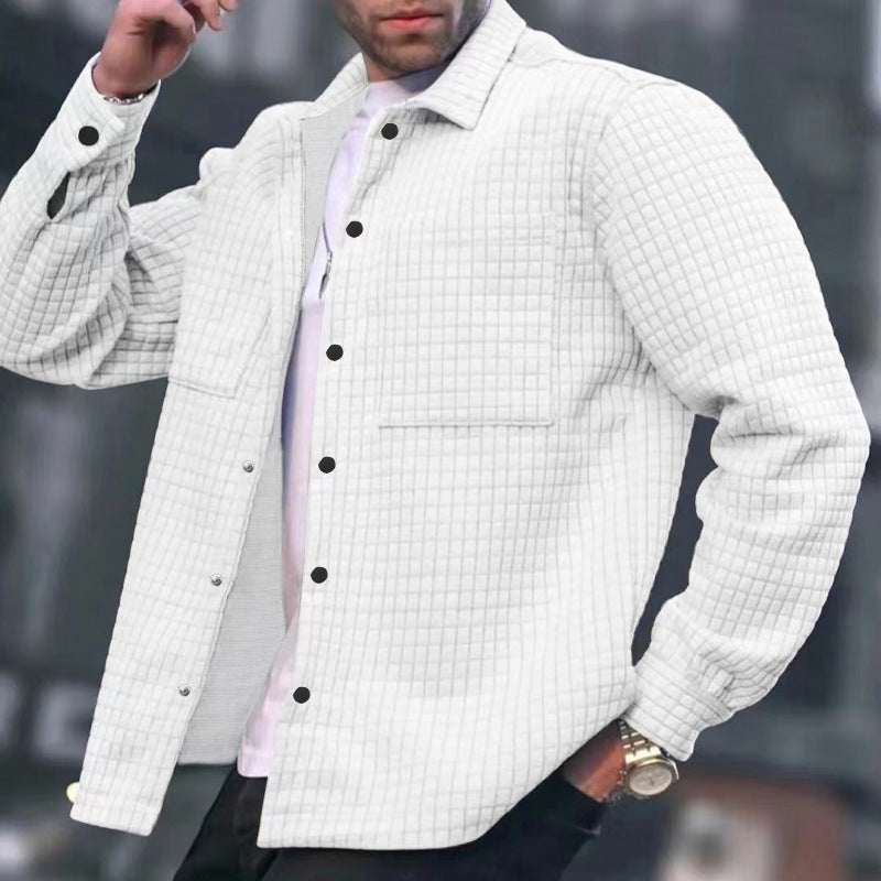 Herren Strickjacke Strukturiert Praktisch Mit Taschen