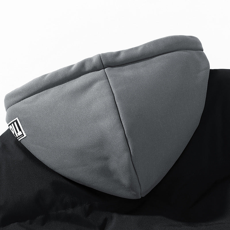 Herren Steppjacke Isoliert Verstellbare Kapuze Elastisch - BerlinGlamour