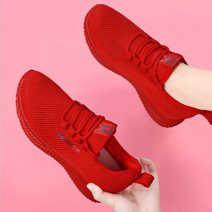 Damen Sneaker Atmungsaktiv Flexibel Mesh Modisch - BerlinGlamour
