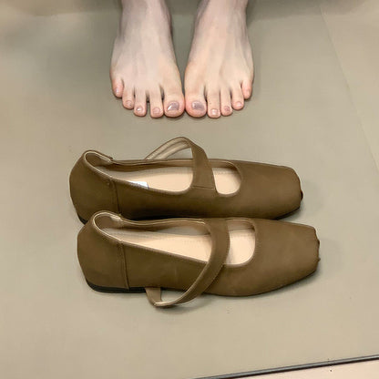 Damen Ballerinas Bequem Elastisch Komfort Schuhe