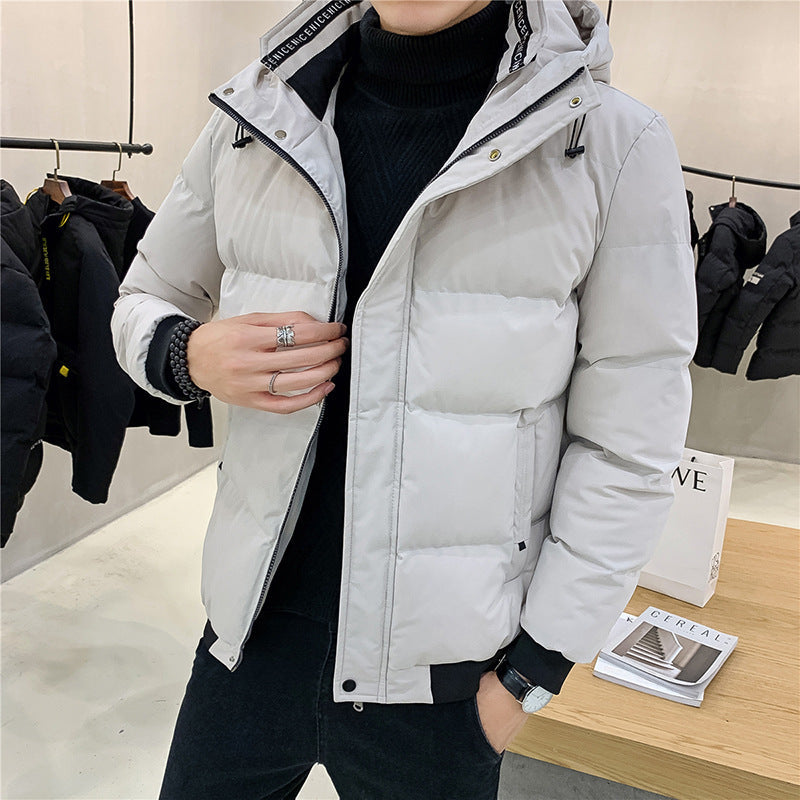 Herren Steppjacke Warm Isoliert mit Kapuze