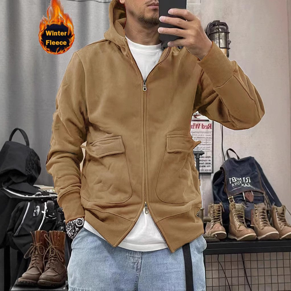 Wasserabweisende Herren Fleecejacke Winddicht Warm