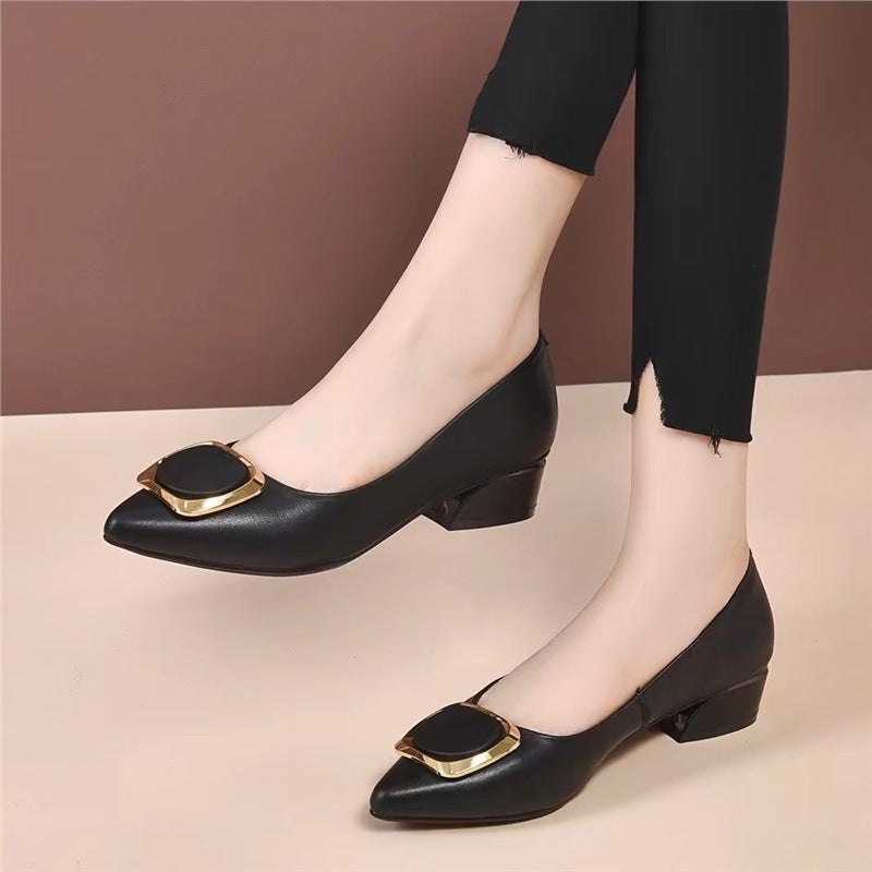 Damen Pumps Hochhackig Glanz Schmuckdetails Elegant