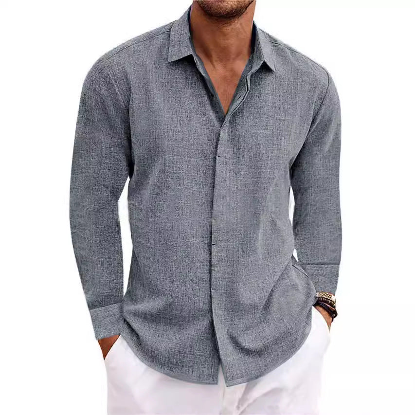 Herren Freizeithemd Modernes Textilmuster Elegant - BerlinGlamour