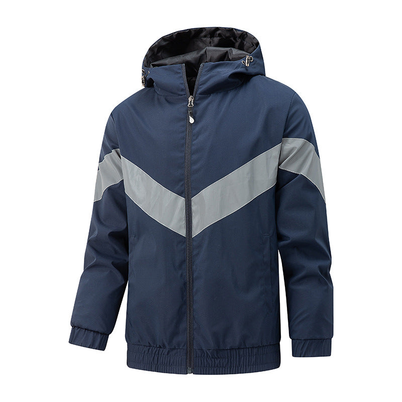 Herren Freizeitjacke Sportlich Modern Grau