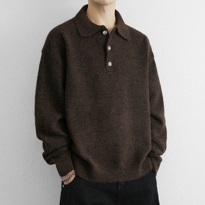 Herren Pullover Modern Kragen Casual