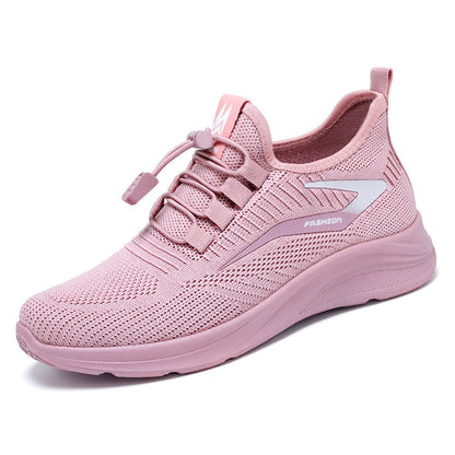 Damen Sneaker Leicht Sportlich Elastisch Schnellschnürung