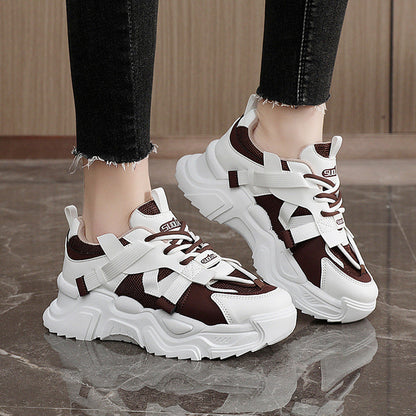 Damen Sneaker Chunky atmungsaktiv Komfort Sportschuhe
