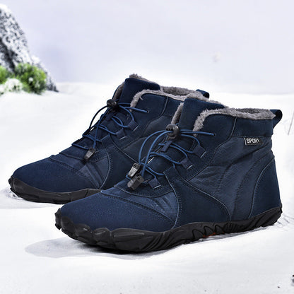 Damen Winterstiefel Wasserdicht Isolierend Sportlich Schwarz