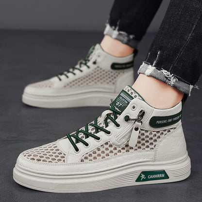 Damen Sneaker High-Top atmungsaktiv mit Weichsohle