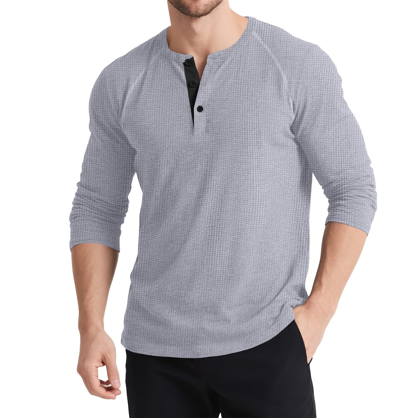 Herren Langarmhemd Modern Elegant Slimfit