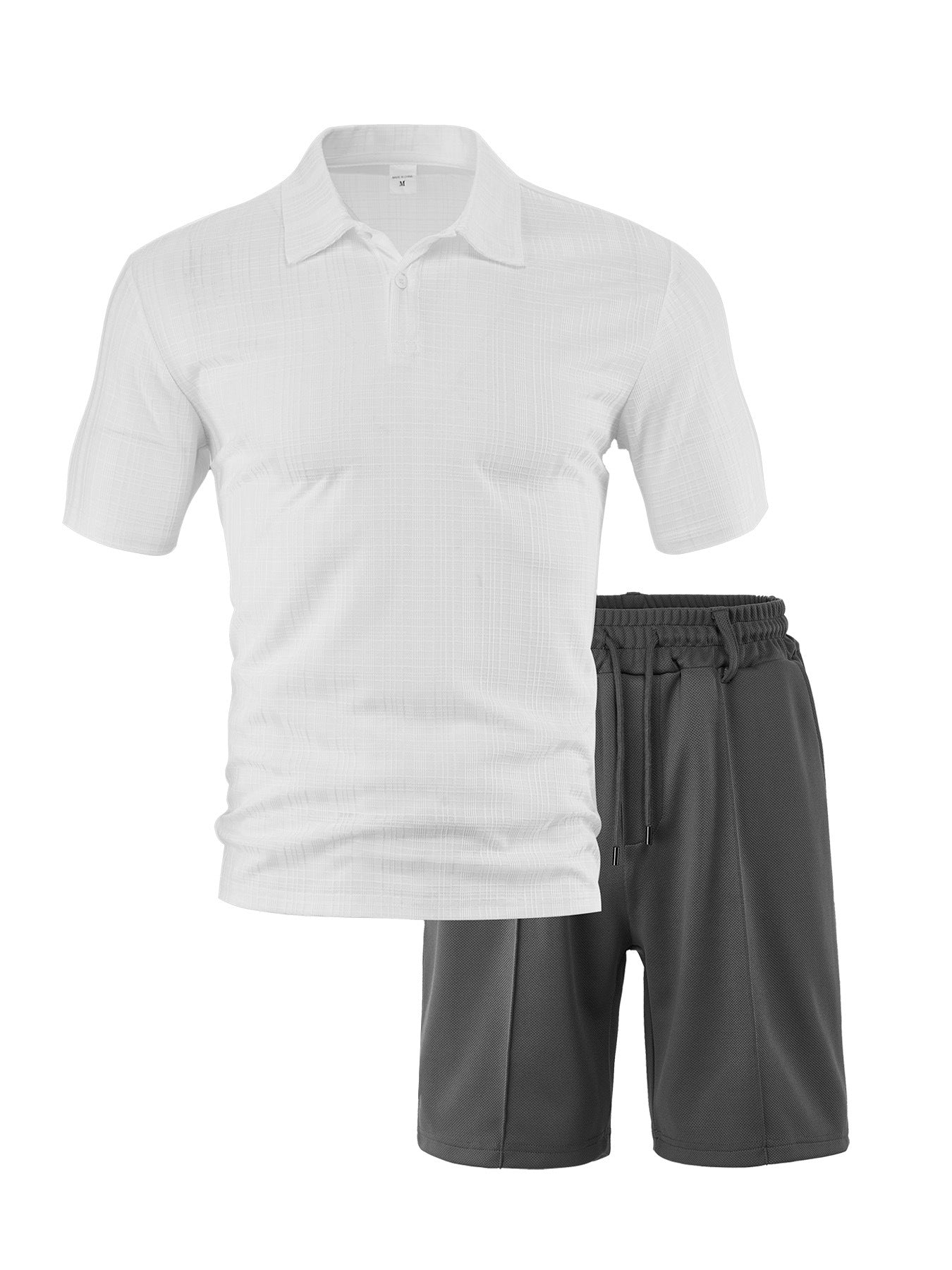 Herren Sportset Polo-Shirt und Shorts atmungsaktiv Modern