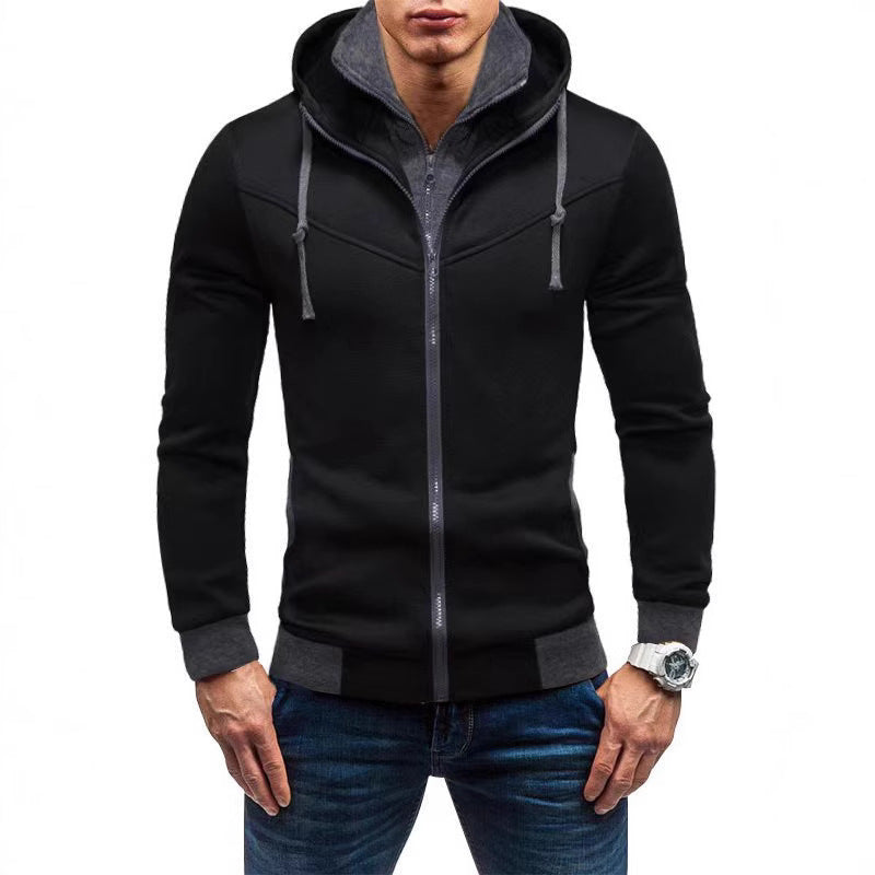 Herren Sportpullover Kapuzenpulli Hochwertig Reißverschluss