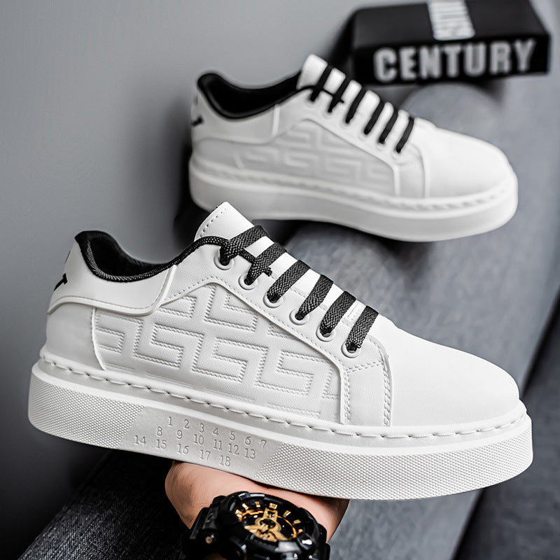 Damen Sneaker Geometrisch Design Komfort Sohle - BerlinGlamour