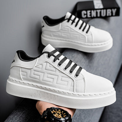 Damen Sneaker Geometrisch Design Komfort Sohle - BerlinGlamour