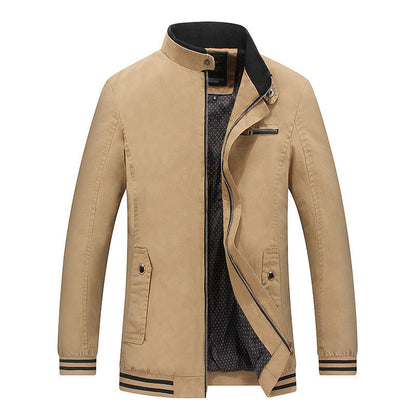 Herren Übergangsjacke Sportlich Wasserdicht mit Taschen