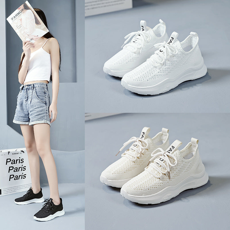 Damen Sneaker Atmungsaktiv Freizeitschuhe Netzdesign Rutschfest - BerlinGlamour