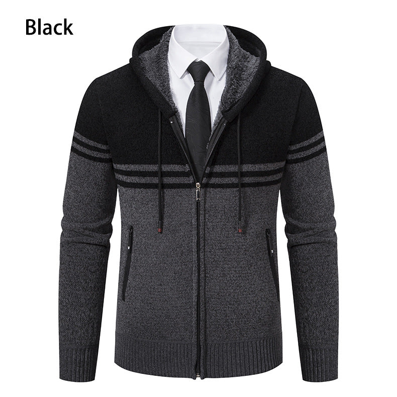 Herren Kapuzenjacke Modern Sportlich Funktionell