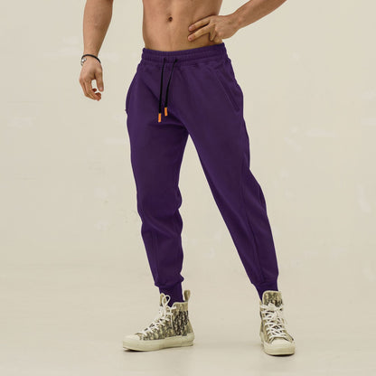 Herren Sportpants Elastisch Mit Reißverschlusstaschen