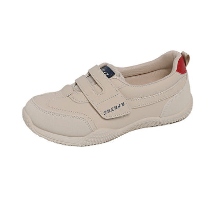 Damen Sneaker Sportlich Klettverschluss Bequem