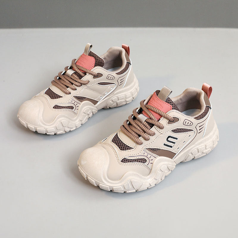 Damen Sneaker Sportlich Atmungsaktiv Mit Mesh-Obermaterial