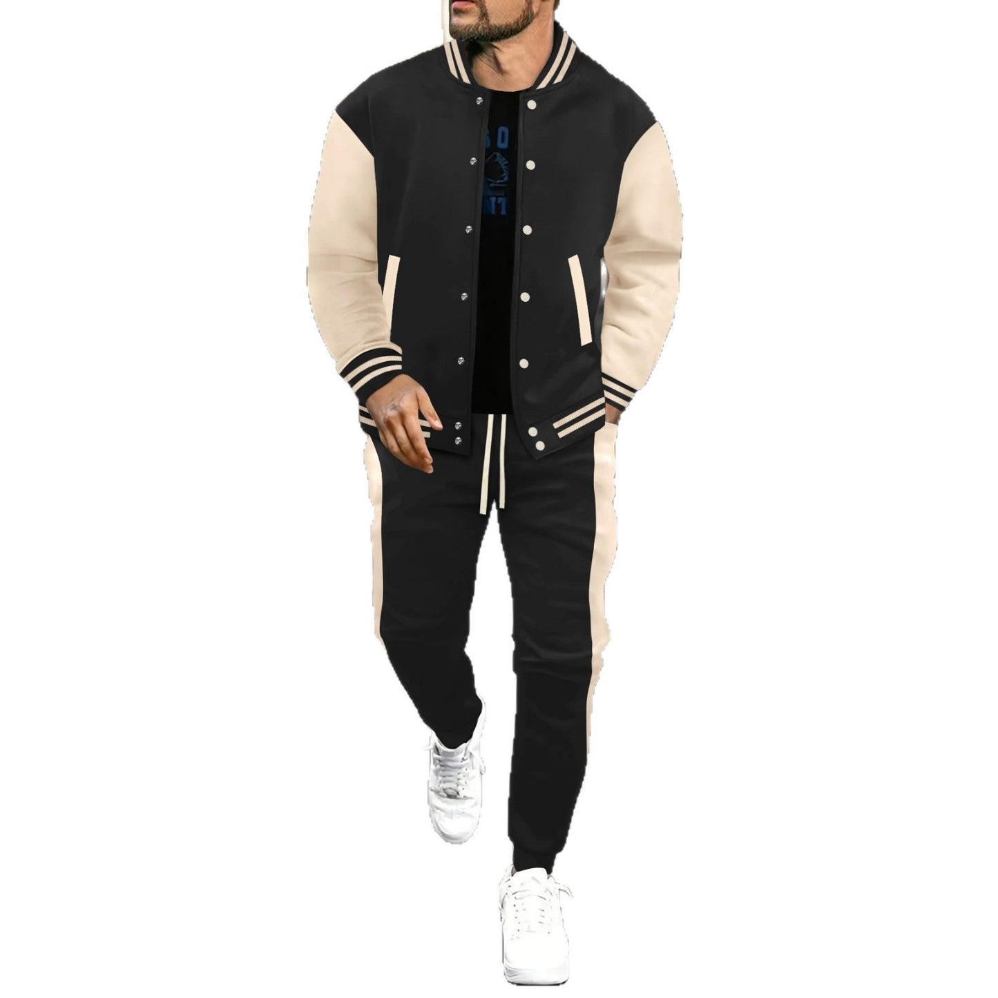 Herren Freizeit-Set Modern mit Bomberjacke und Jogginghose