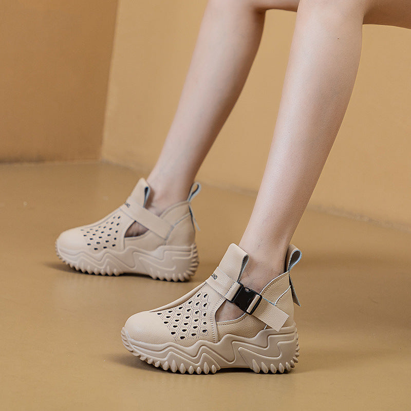 Damen Sandalen Bequem Luftig mit Riemen Modern