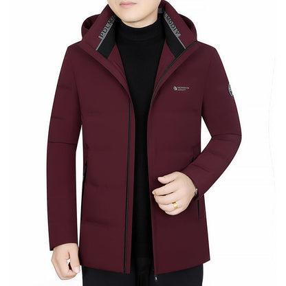 Herren Daunenjacke Warm Wasserabweisend