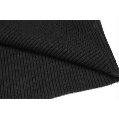 Herren Stehkragenpullover Feinripp Optik Elegant