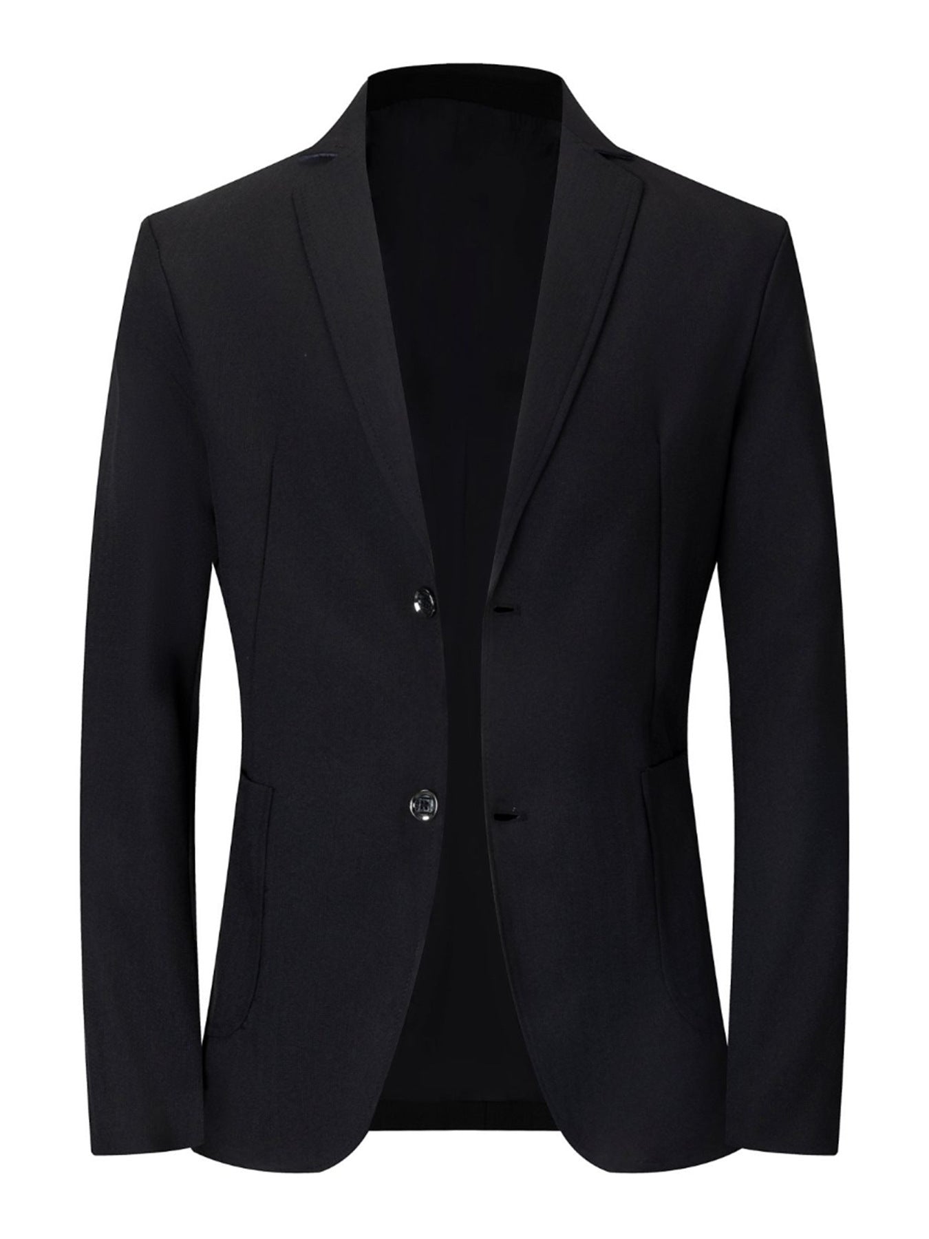 Herren Blazer Slim Fit Modern Elegant Schwarz