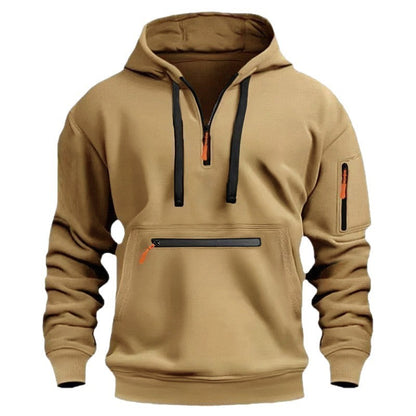 Funktionspullover Herren Sportlich Wasserabweisend