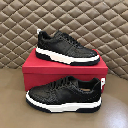 Damen Sneaker Schuppenmuster Komfortabel Sportlich
