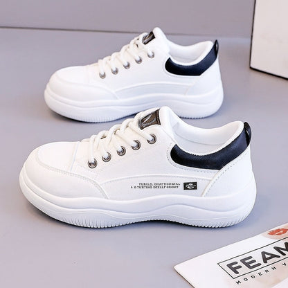 Damen Sneaker Sportlich Premium Leder Bequem