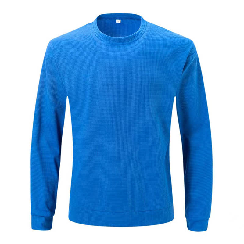 Herren Sweatshirt Lässig Strukturiert Modern Grau