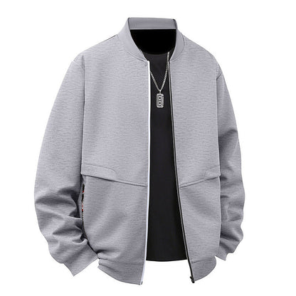 Herren Bomberjacke Sportlich Funktionale Taschen Modern