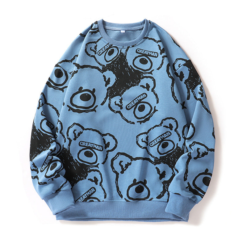 Herren Sweatshirt Lässig Tiermotiv Streetwear Style - BerlinGlamour