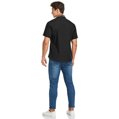 Herren Hemd Kurzarm Kariert Modern Berlin Style