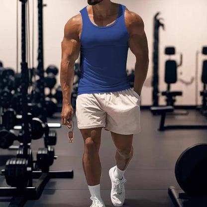 Herren Tanktop Sportlich Atmungsaktiv Funktionsshirt