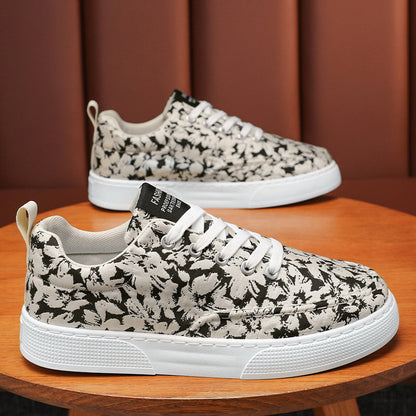 Damen Sneaker Floral Modern Komfort Sohle