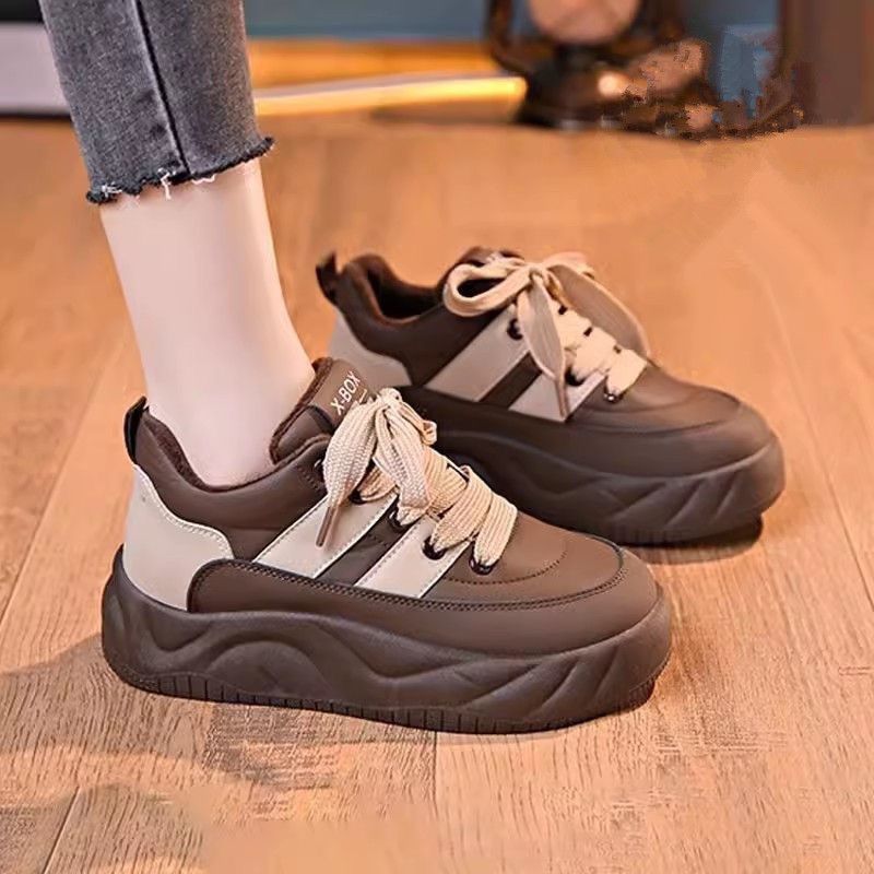 Damen Sneaker Chunky bequem gepolstert mit Schnürsenkel - BerlinGlamour