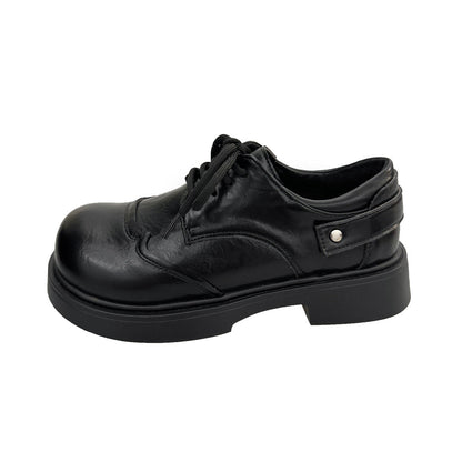 Damen Schnürschuhe Hochwertig Leder Elegant Robust