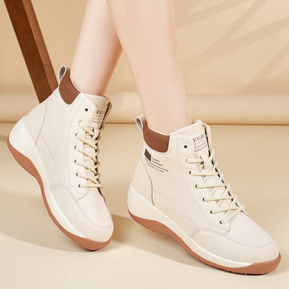 Modische Damen Sneaker High-Top Schuhe Trendy - BerlinGlamour