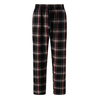 Herren Flanellhose Bequem Mit Seitentaschen Elastisch