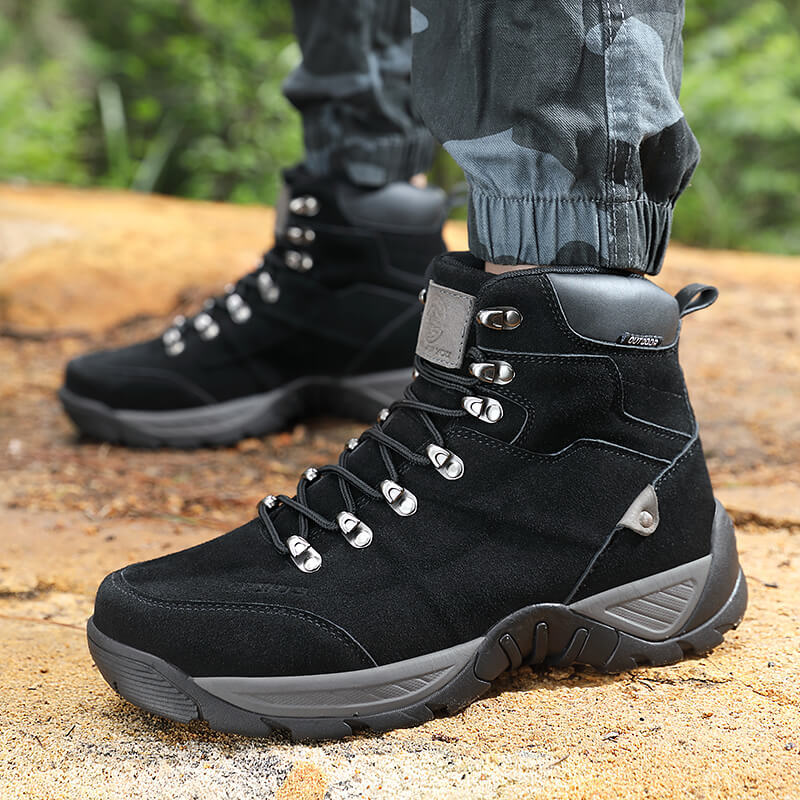 Herren Stiefel Wasserdicht Knöchelschutz Rutschfest Outdoor
