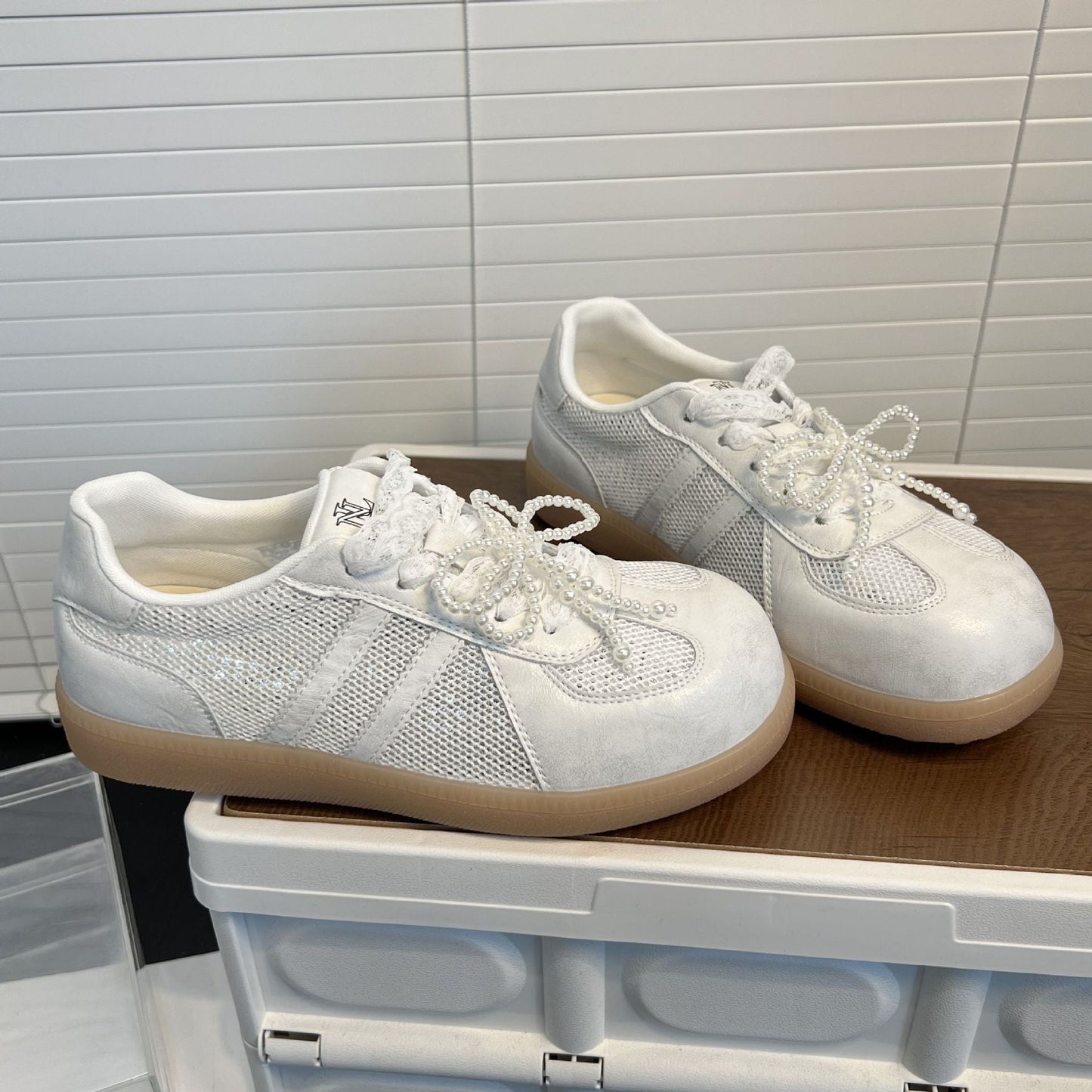 Damen Sneaker Atmungsaktiv Elegante Sportschuhe