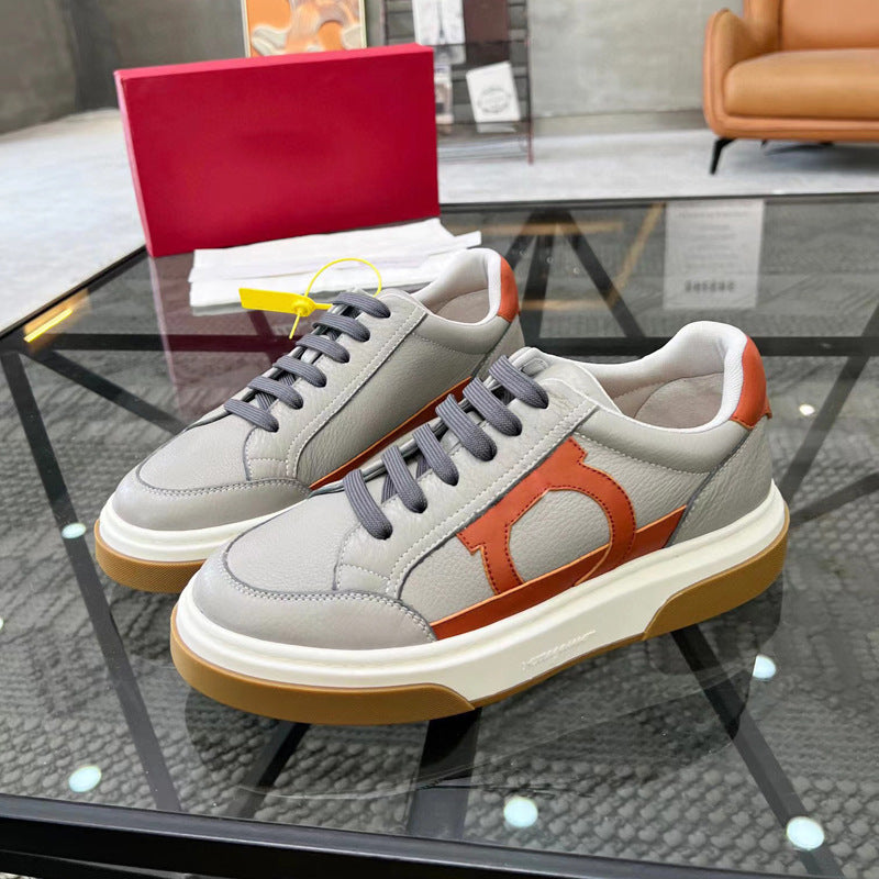 Damen Sneaker Sportlich Lederschuhe Trendy Modell