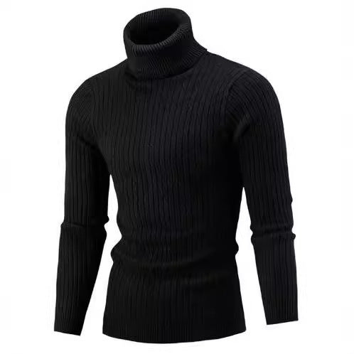 Herren Rollkragenpullover Weich Komfortable Strickqualität