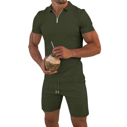 Herren Polo-Set mit Shorts Funktionell und Modern