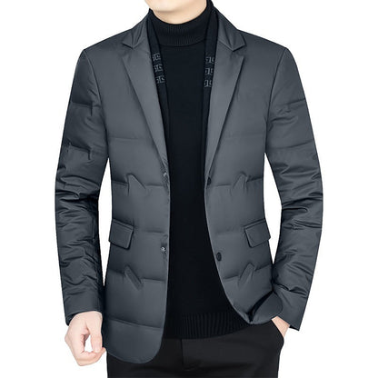 Herren Steppjacke Mit Innenauskleidung Warm Elegant